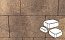 Плитка тротуарная Готика Natur FERRO, Классика, Тиманфайя, комплект 3 шт, толщина 60 мм