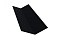 Планка ендовы верхней 145х145 0,5 GreenCoat Pural Matt RR 33 черный (RAL 9005 черный)