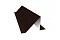 Планка снегозадержания 0,7 PE с пленкой RAL 8017 шоколад