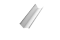 Декоративная накладка на столб угловая 0,5 Satin с пленкой RAL 3011 коричнево-красный