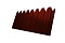 Профнастил С10B фигурный 0,5 Satin RAL 3009 оксидно-красный
